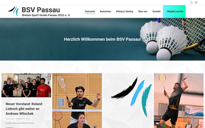 Screenshot of bsvpassau.de