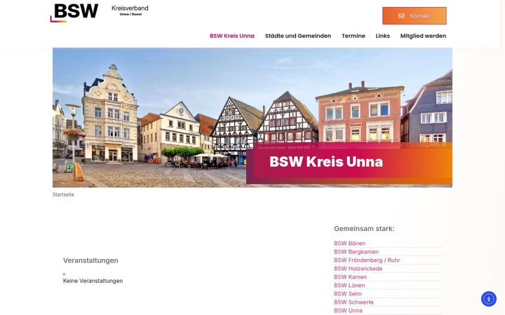 Captură de ecran a bsw-kreis-unna.de