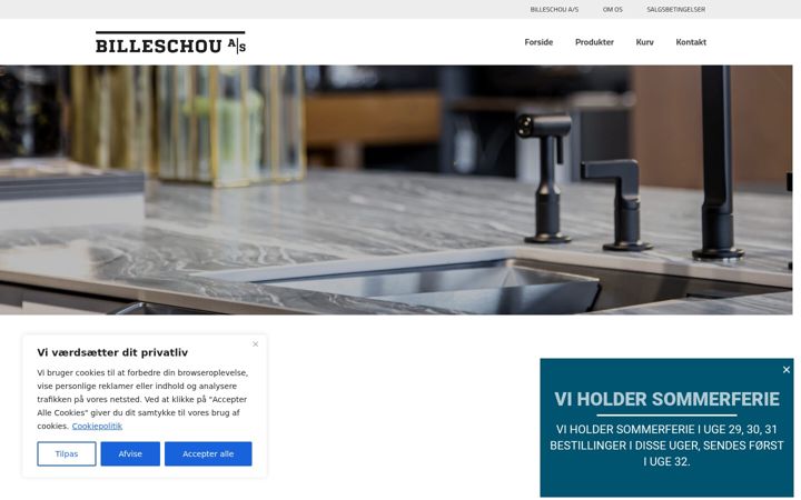 Screenshot of bswebshop.dk