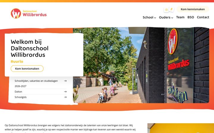 Screenshot of bswillibrordusruurlo.nl