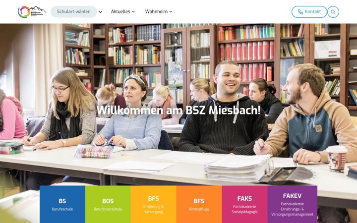 Snimka zaslona za bsz-miesbach.de