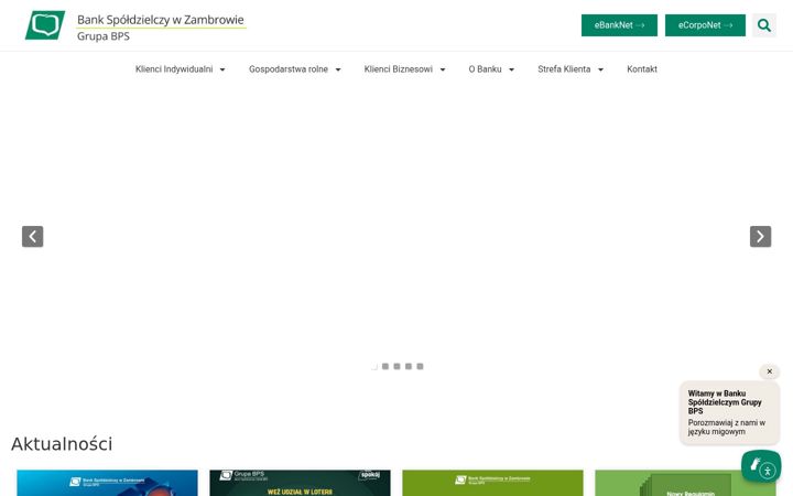 Screenshot of bszambrow.pl