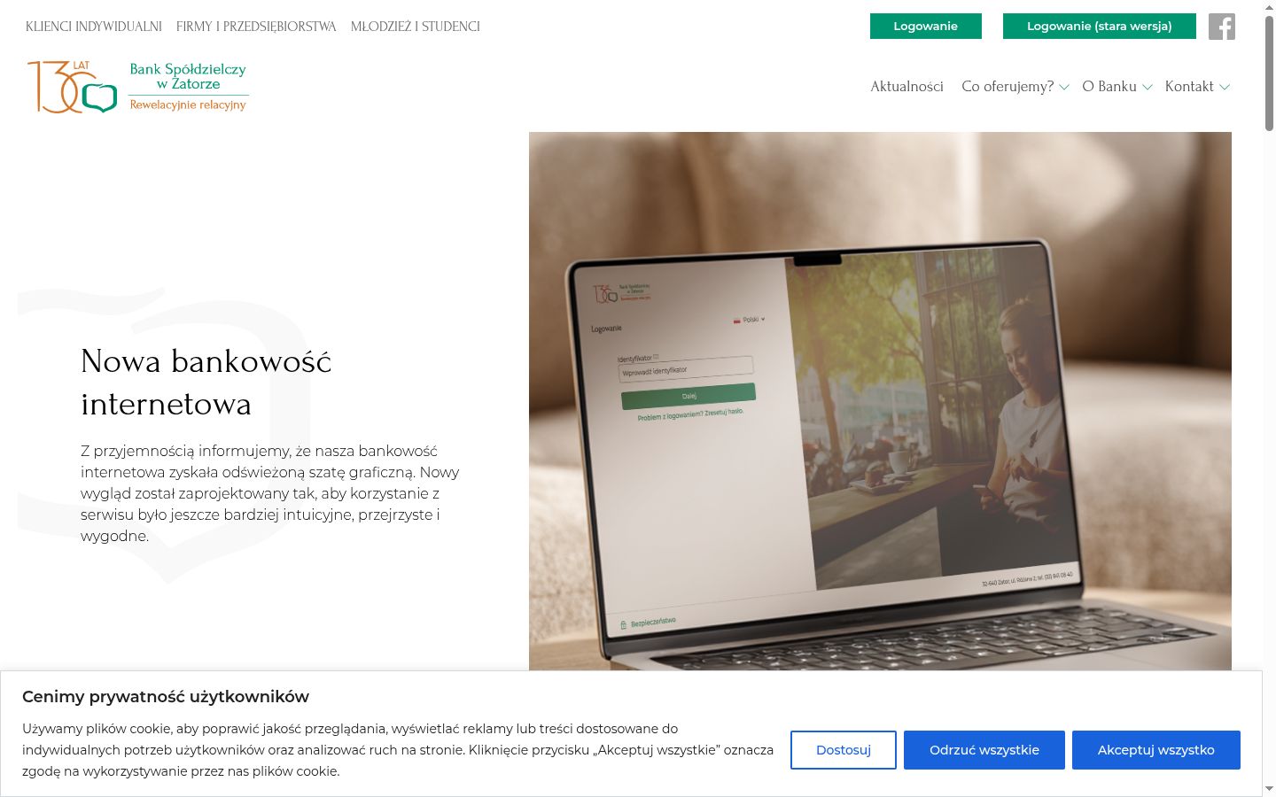 Sutikimo reklamjuostės, rodytos prieš bet kokią sąveiką, ekrano kopija