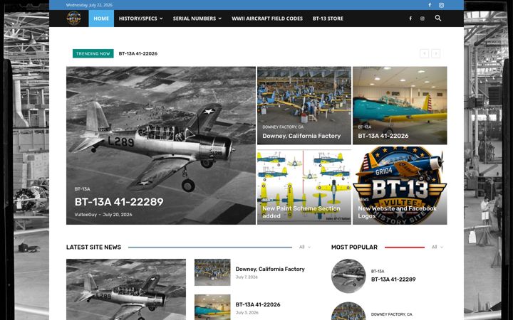 Posnetek zaslona bt-13.com