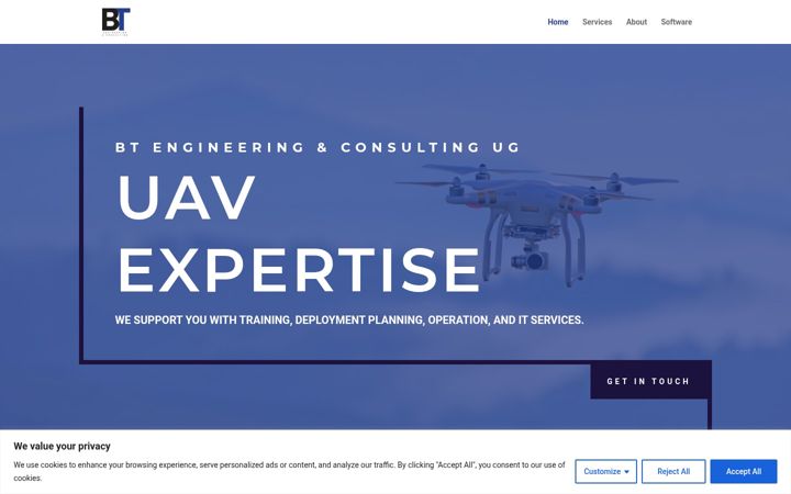 Screenshot of bt-ec.com