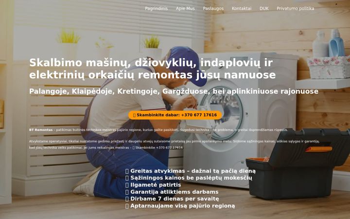 Screenshot of bt-remontas.lt