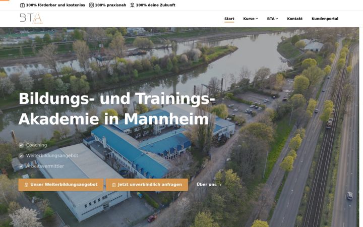 Screenshot of bta-akademie.de