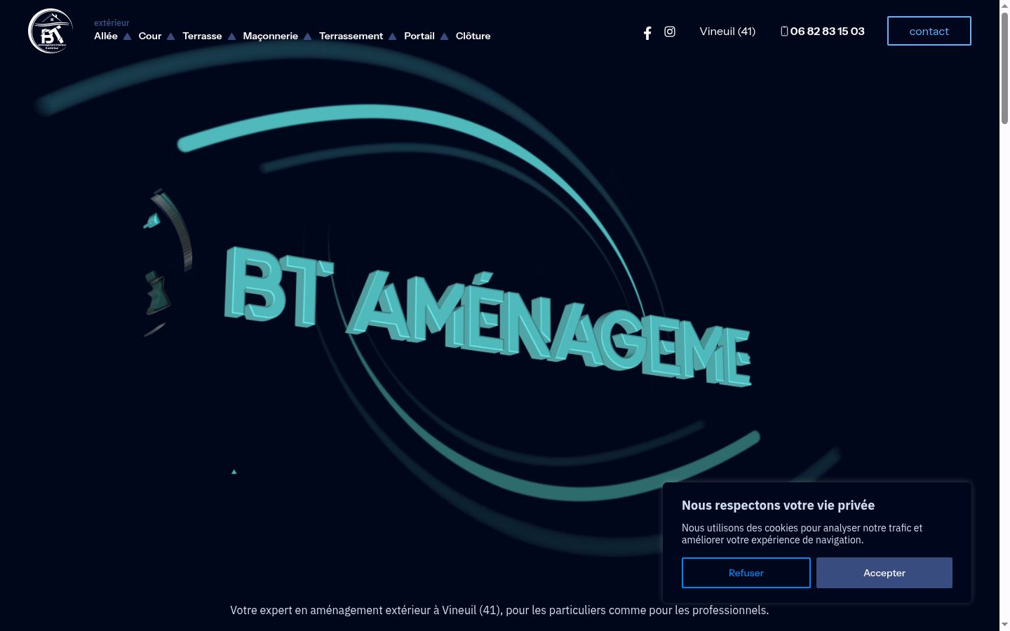 Screenshot tal-banner tal-kunsens muri qabel kwalunkwe interazzjoni