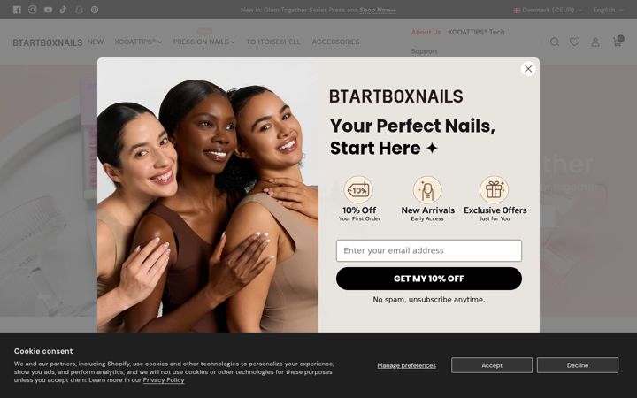 Skjámynd af btartboxnails.com
