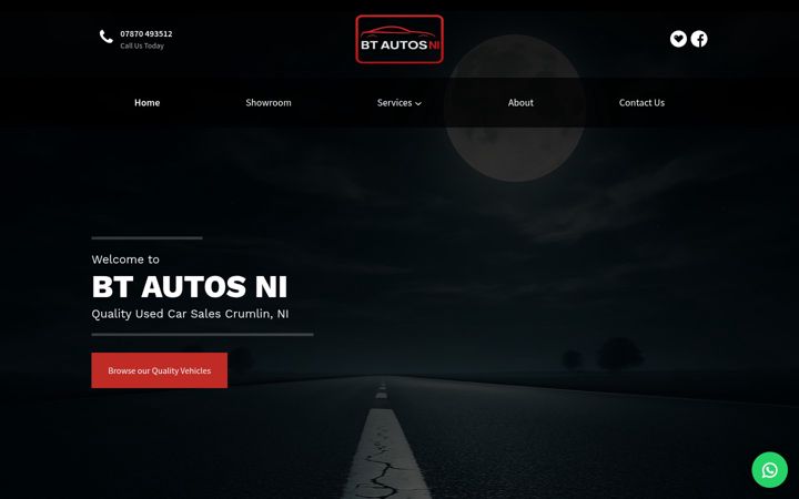 Screenshot of btautosni.co.uk