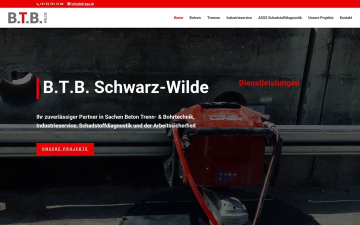 Screenshot of btb-bau.com
