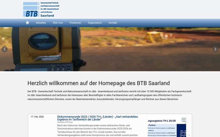 Screenshot of btb-saar.de