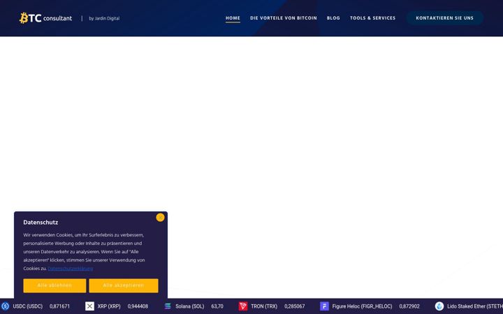Screenshot of btc-consultant.eu