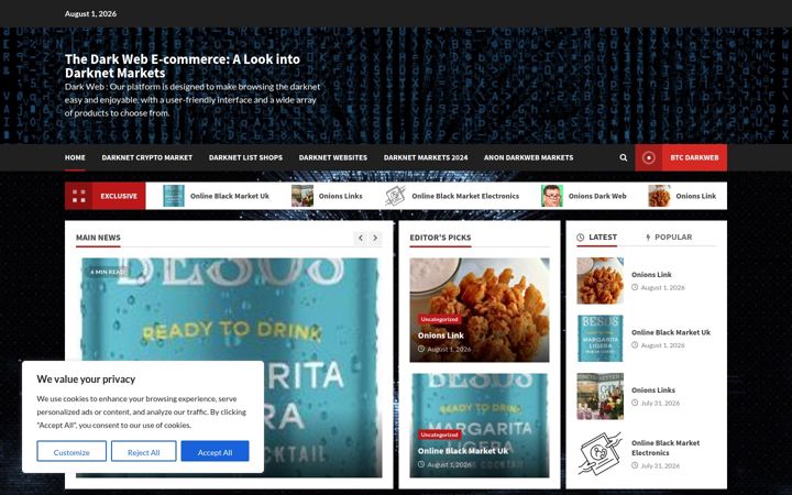 Screenshot of btcdarkweb-markets.com