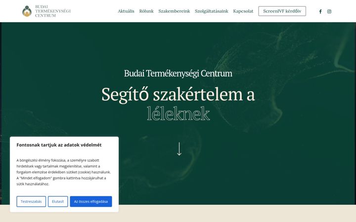 Skärmbild av btcentrum.hu