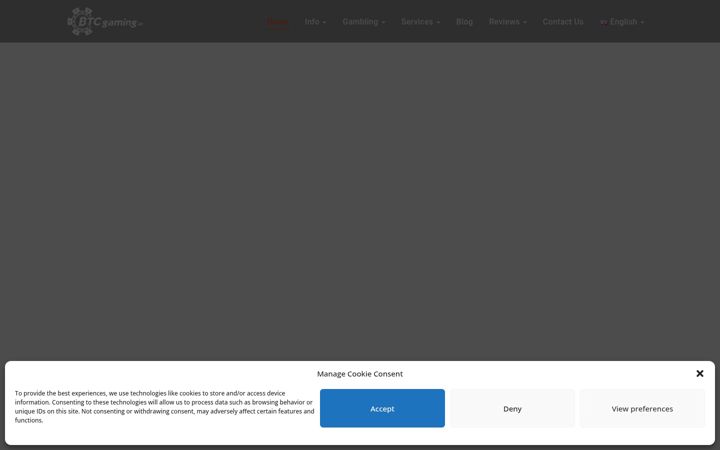 Screenshot of btcgaming.io