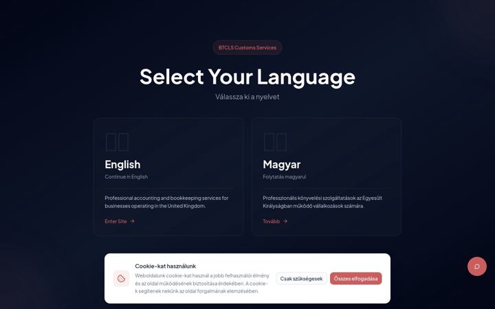 Screenshot of btcls.co.uk