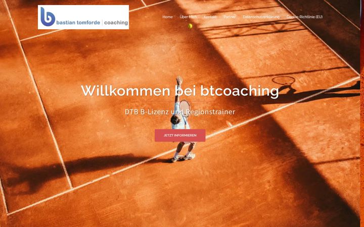 Screenshot ta' btcoaching.de