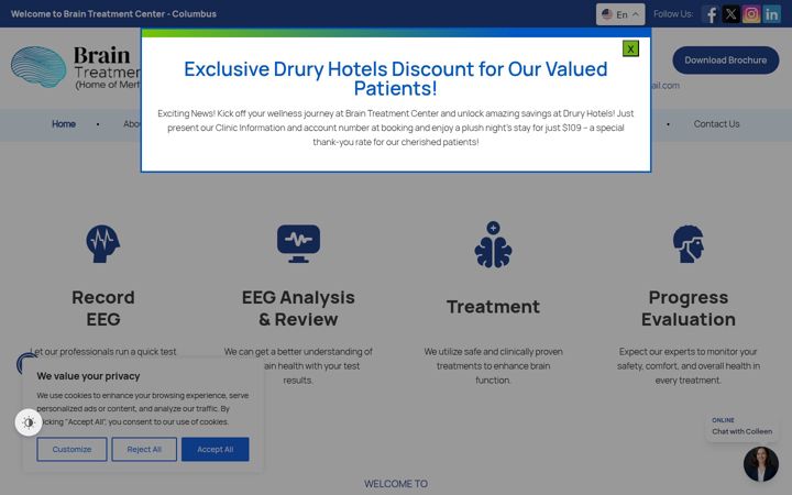 Screenshot of btcohio.com