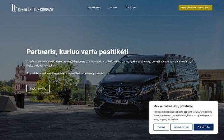 Skjámynd af btcompany.lt
