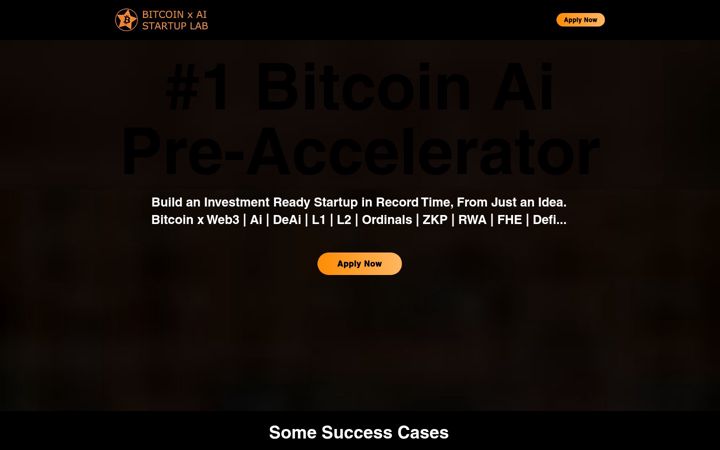 Screenshot of btcstartuplab.com