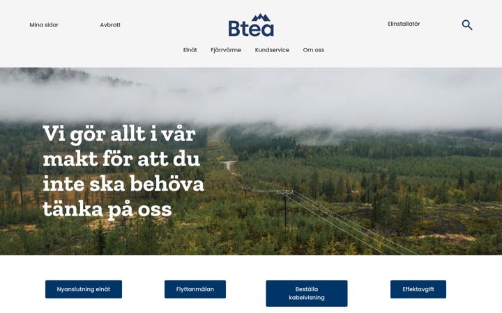 Screenshot of btea.se