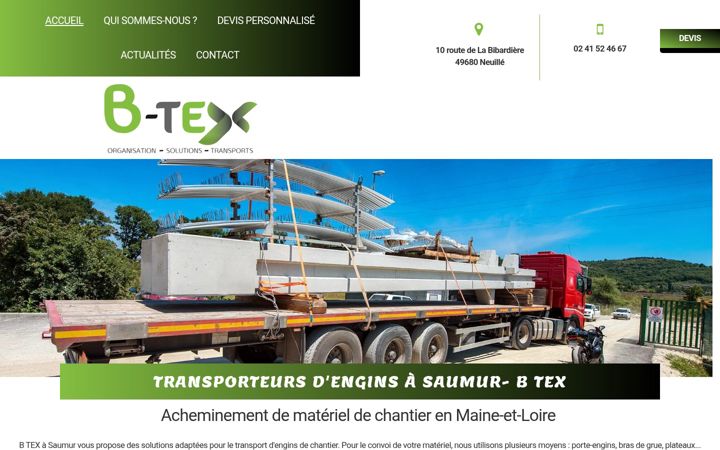 Screenshot of btex.fr