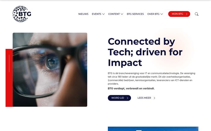 Screenshot of btg.org