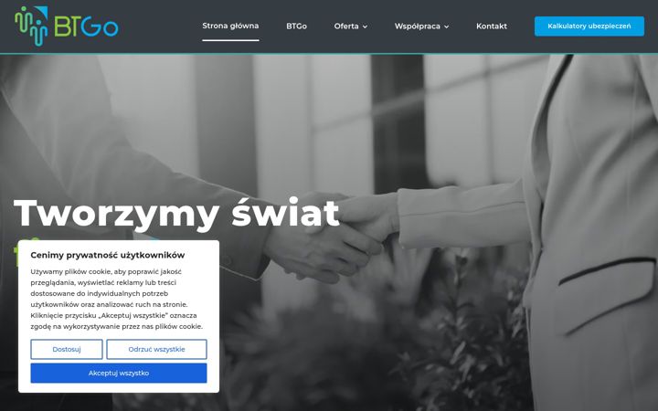Screenshot of btgo.pl