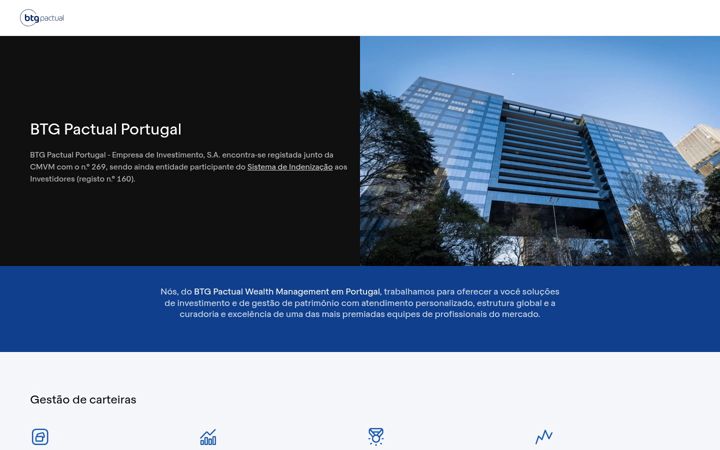 Screenshot of btgpactual.pt
