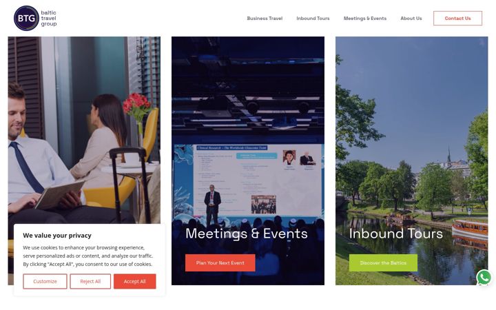 Screenshot of btgroup.lv