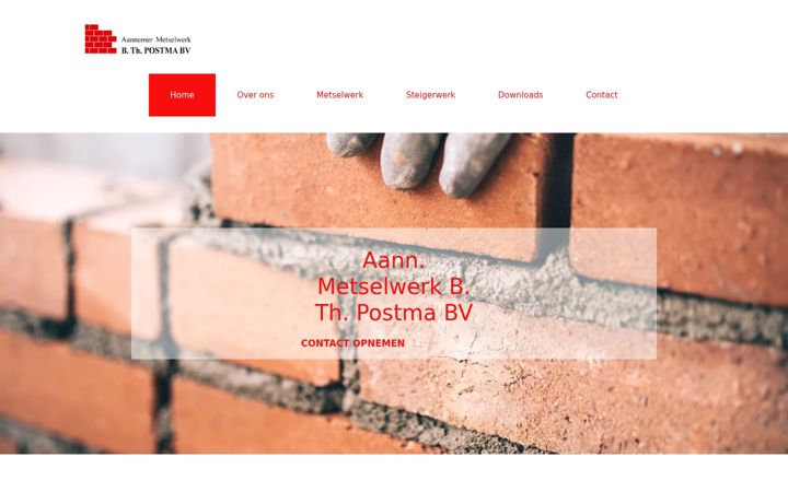 Screenshot of bthpostma.nl