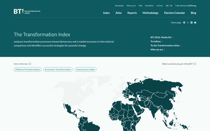 Screenshot of bti-project.org