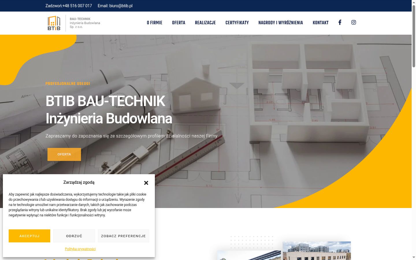 Screenshot tal-banner tal-kunsens muri qabel kwalunkwe interazzjoni