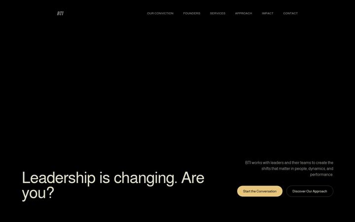 Screenshot of bticoaching.com