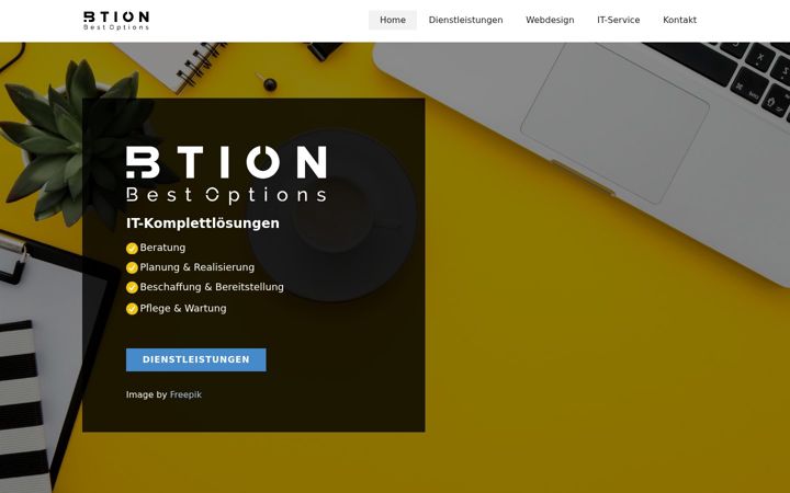 Screenshot of btion.de