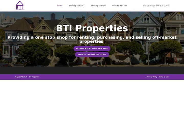 Screenshot of btiproperties.co
