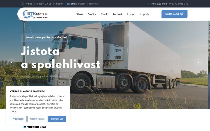Képernyőkép: btk-servis.cz