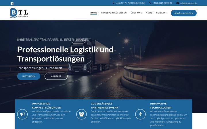 Screenshot of btl-solution.de