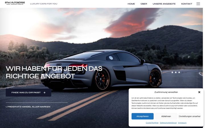 Screenshot of btm-autoboerse.de