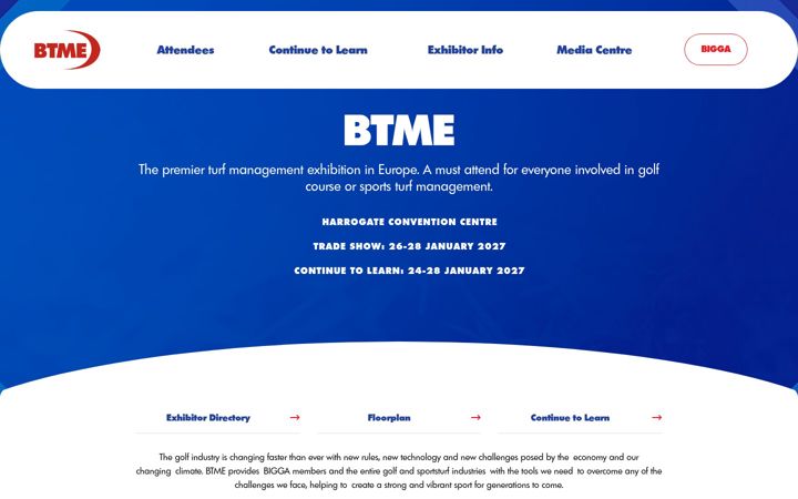 Screenshot of btme.org.uk