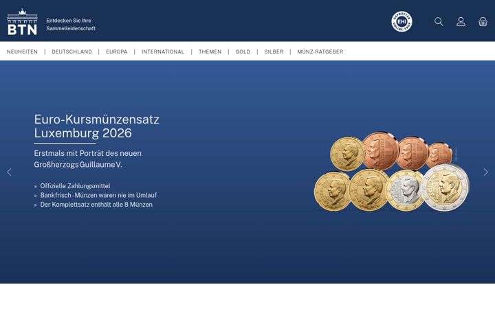 Screenshot of btn-muenzen.de