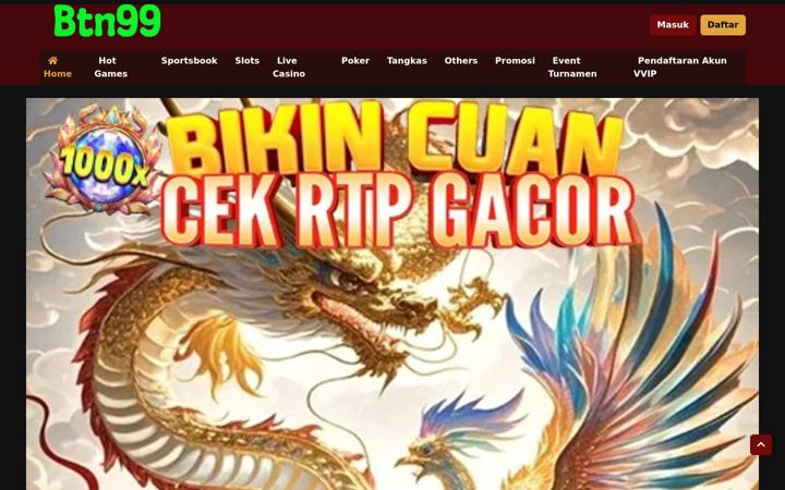 Screenshot of btn99.net