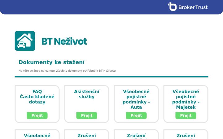 Screenshot of btnezivot.cz