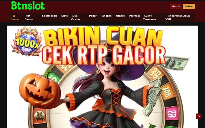 Screenshot of btnslot.net
