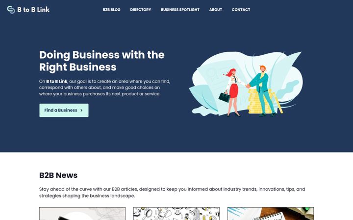 Screenshot of btoblink.com