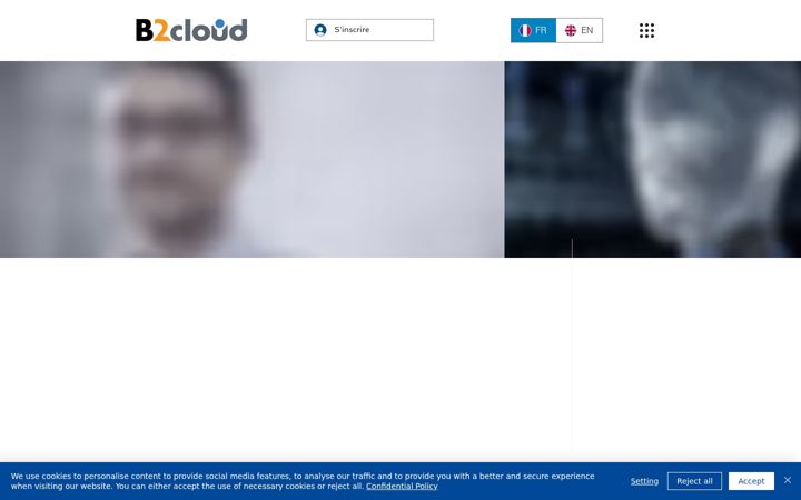 Skjámynd af btocloud.eu