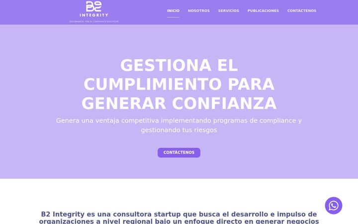 Screenshot of btointegrity.com