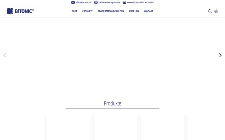 Screenshot of btonic.ch