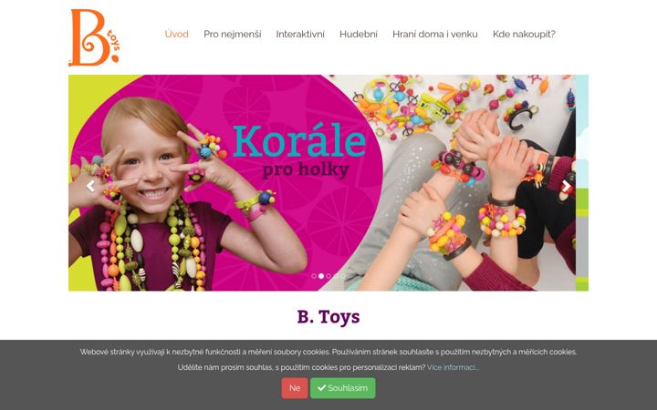 Screenshot of btoys.cz